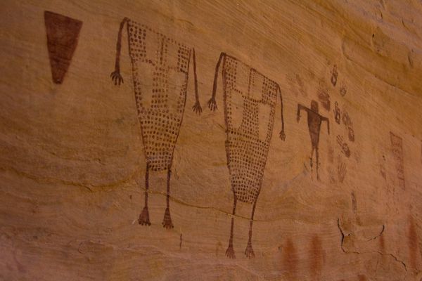 Petroglyphs spotted in southeastern Utah during a semester course.