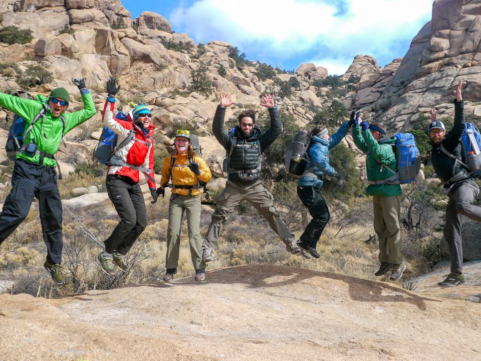 Spring outlet break backpacking
