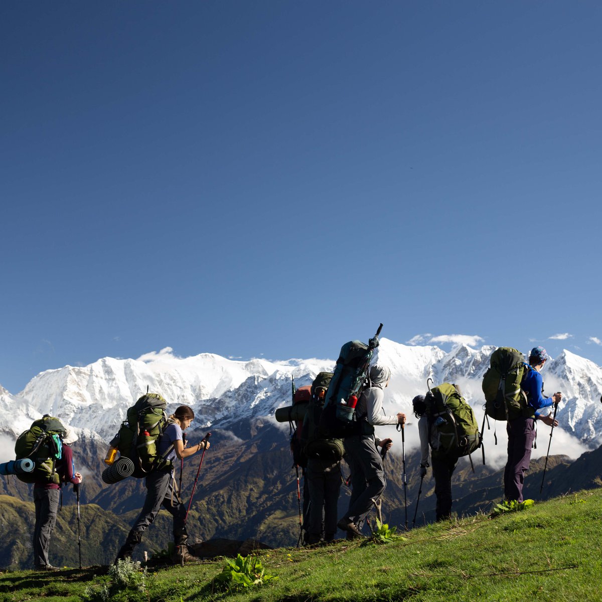 Mountain backpacking shop