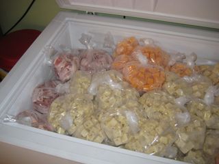 Students carry about 2.5 pounds of food per person per day on their winter sections to keep warm. The Gulch supplies high-calorie rations such as cheese cubes and bacon.  Students carry about 2.5 pounds of food per person per day on their winter sections to keep warm. The Gulch supplies high-calorie rations such as cheese cubes and bacon.