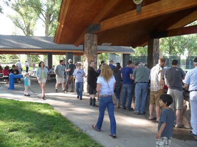 BBQ in line