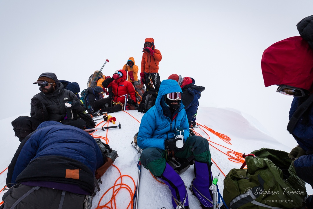 Enjoying the summit