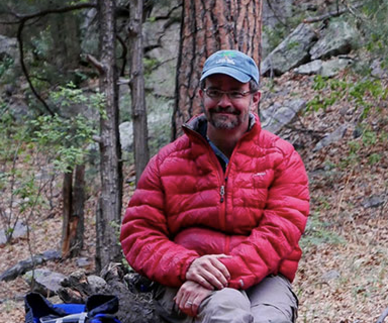 Stuart Harris in the mountains