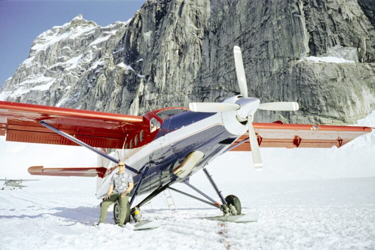 Asa Darnell and plane